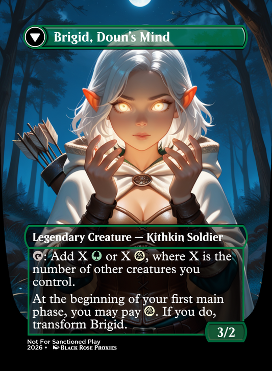 Brigid, Clachan's Heart/Brigid, Doun's Mind - MTG Anime Proxy