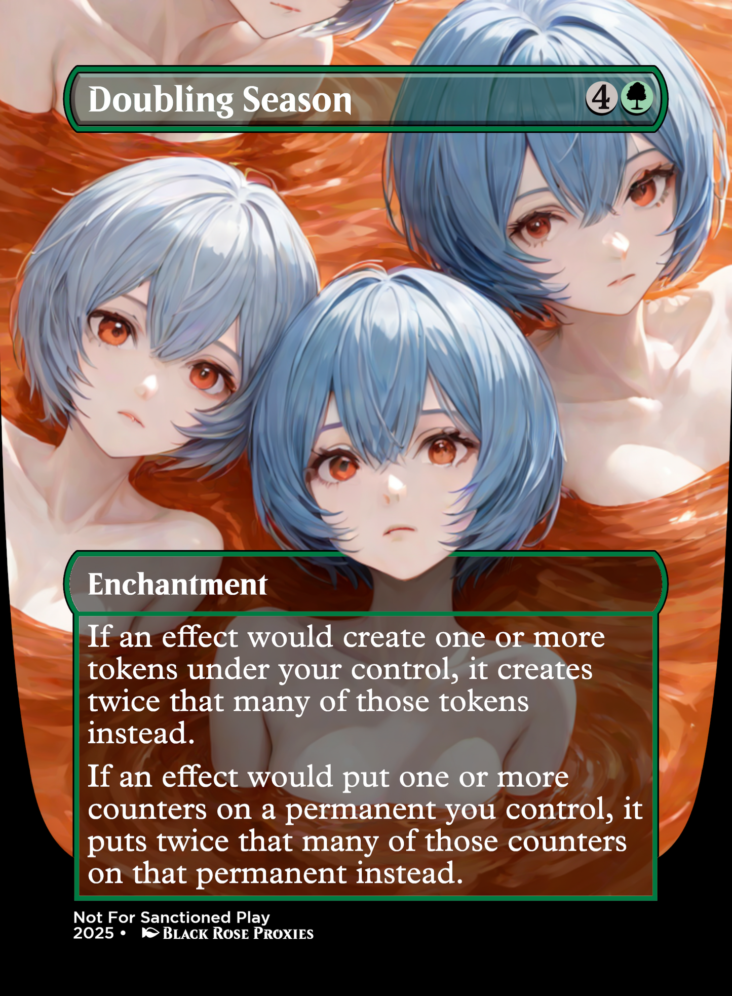 Doubling Season - Various Styles - MTG Anime Proxy
