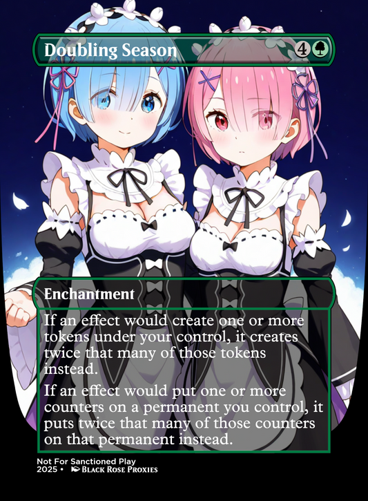 Doubling Season - Various Styles - MTG Anime Proxy