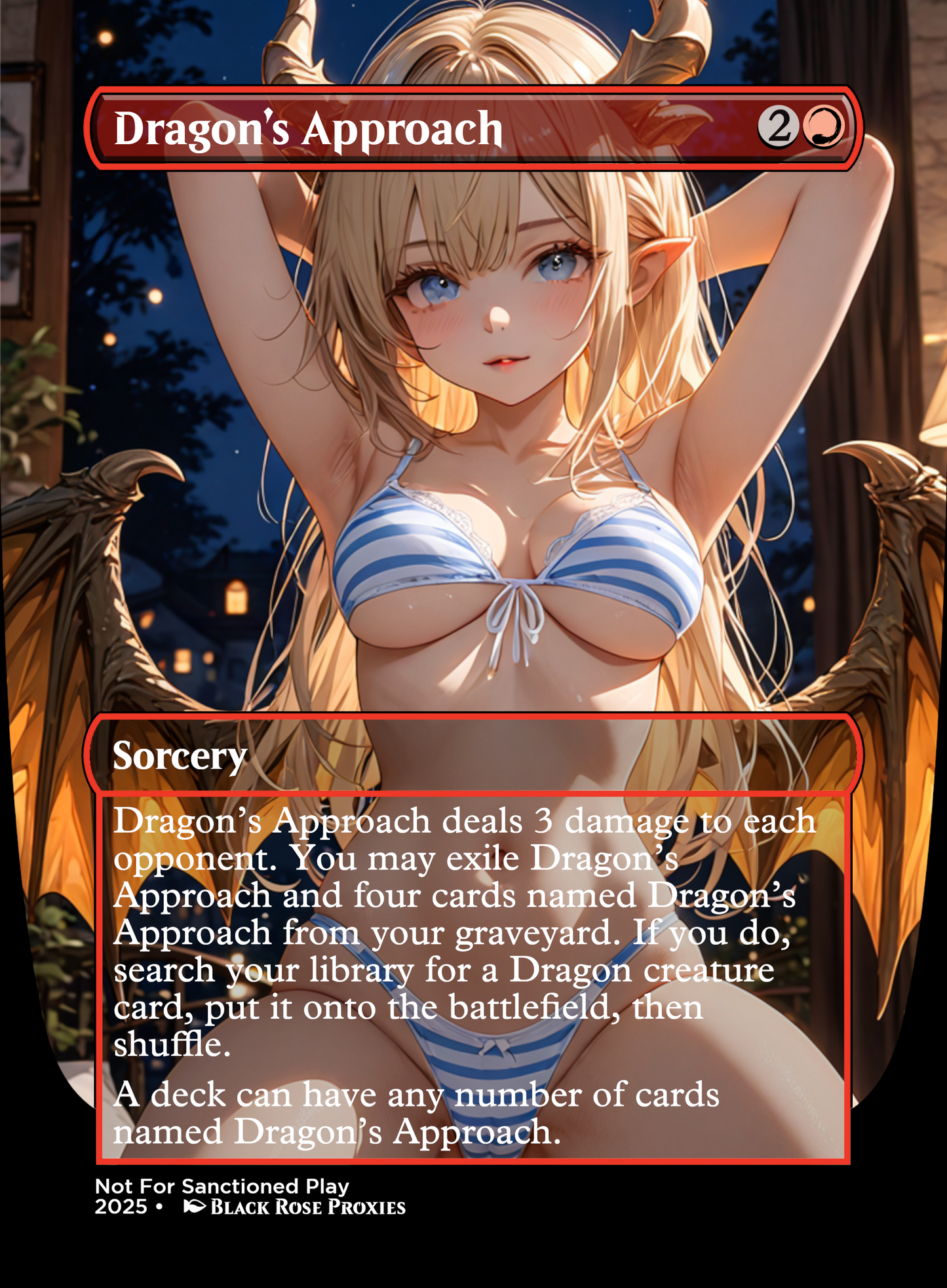 Dragon's Approach - Various Styles - MTG Anime Proxy