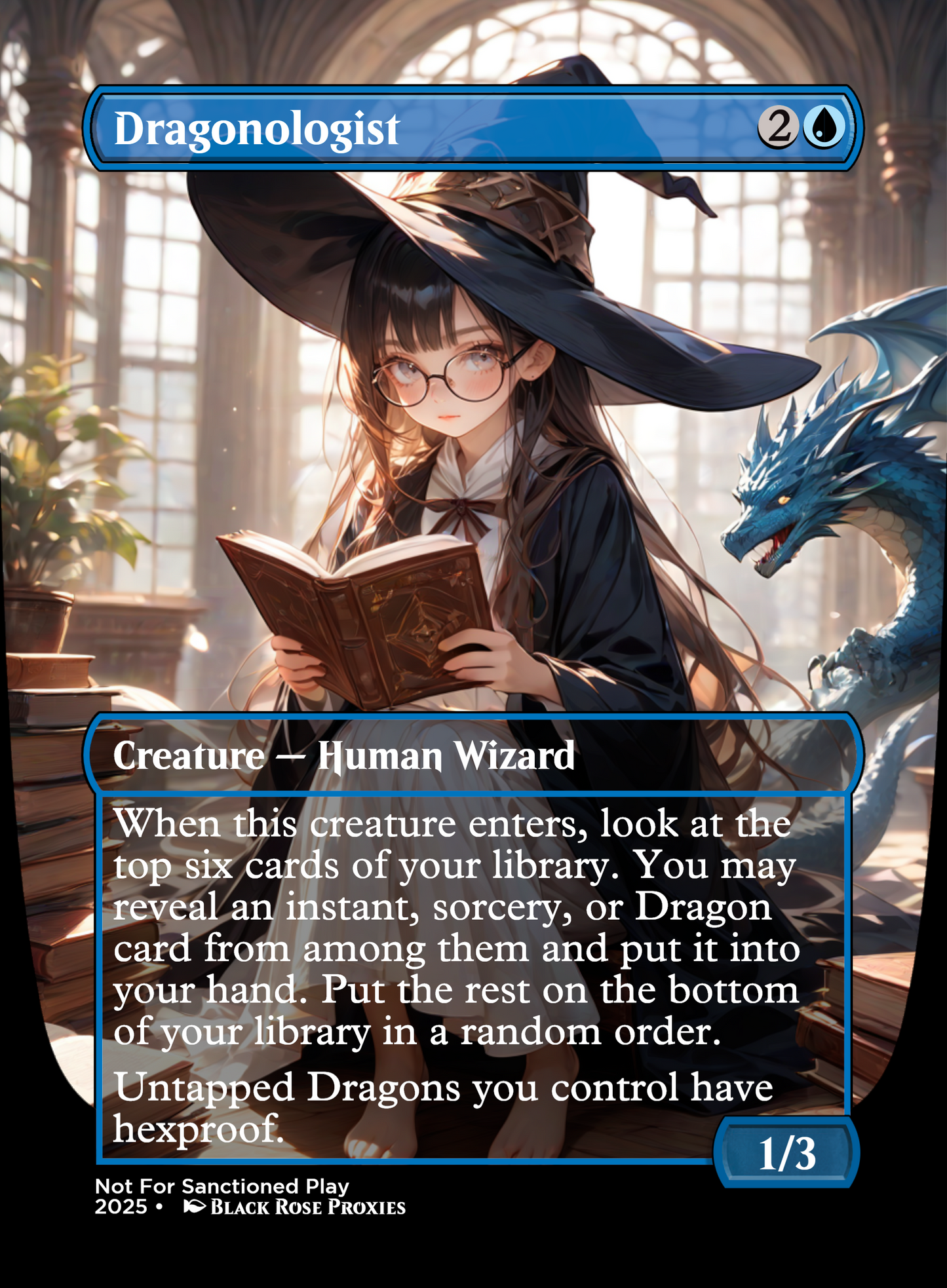 Dragonologist - MTG Anime Proxy