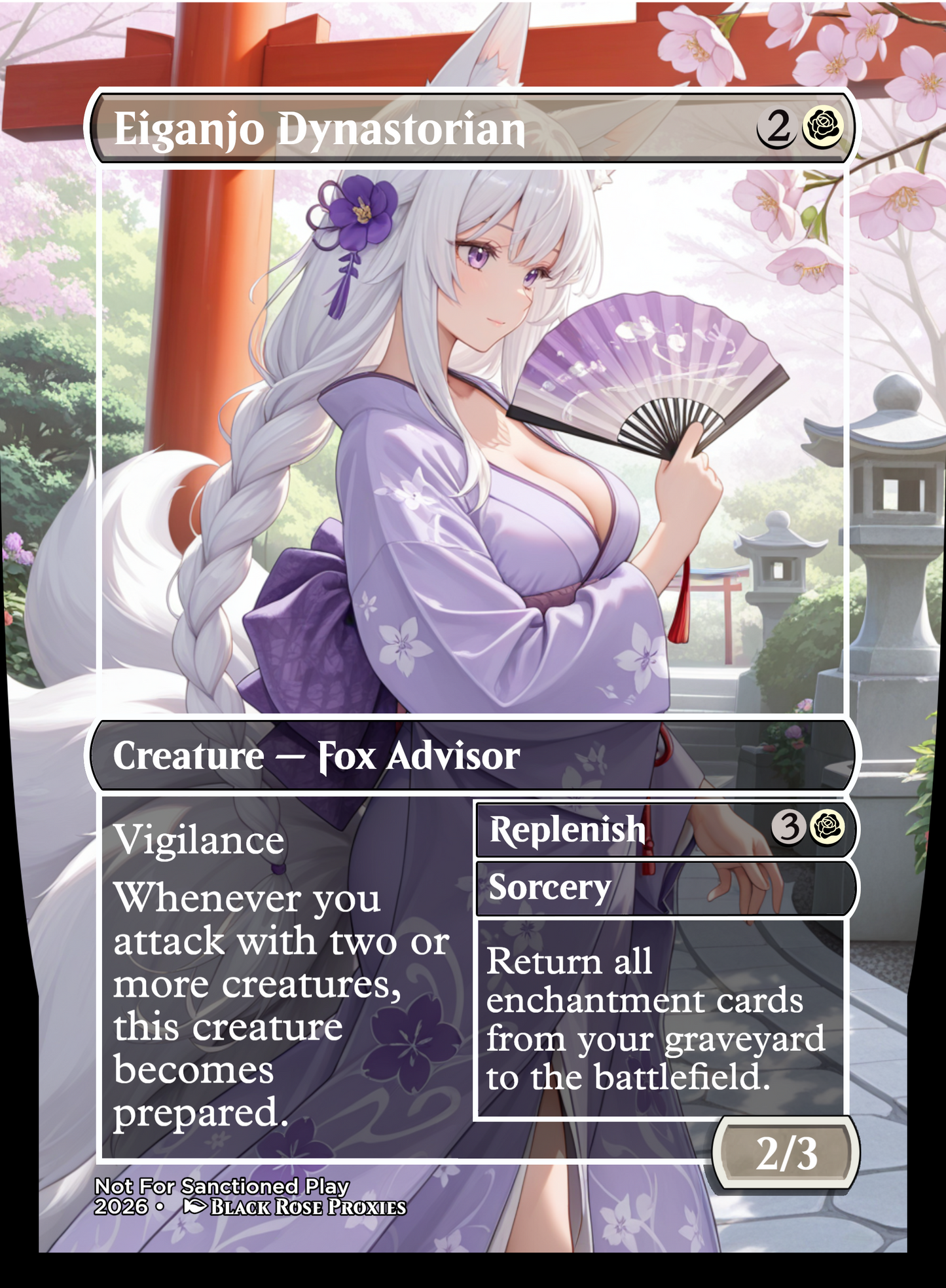 Eiganjo Dynastorian - MTG Anime Proxy