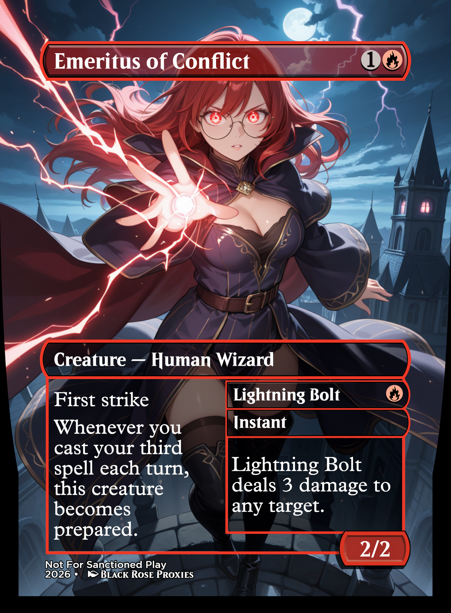 Emeritus of Conflict - MTG Anime Proxy