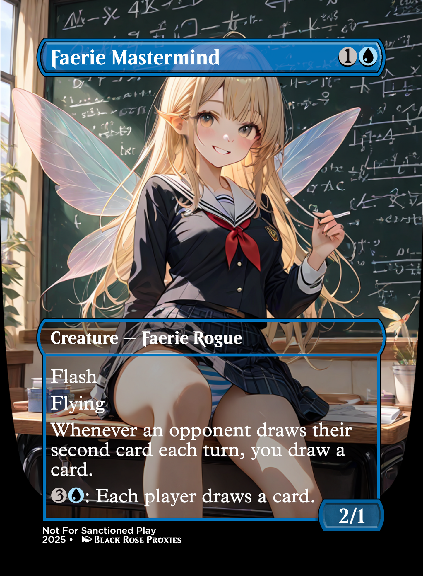 Faerie Mastermind - MTG Anime Proxy