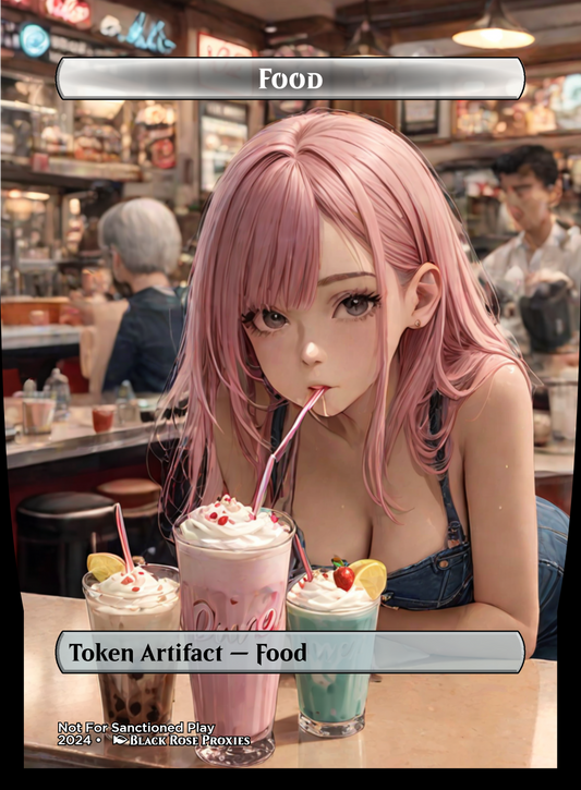Food Tokens - Various Styles - MTG Anime Proxy