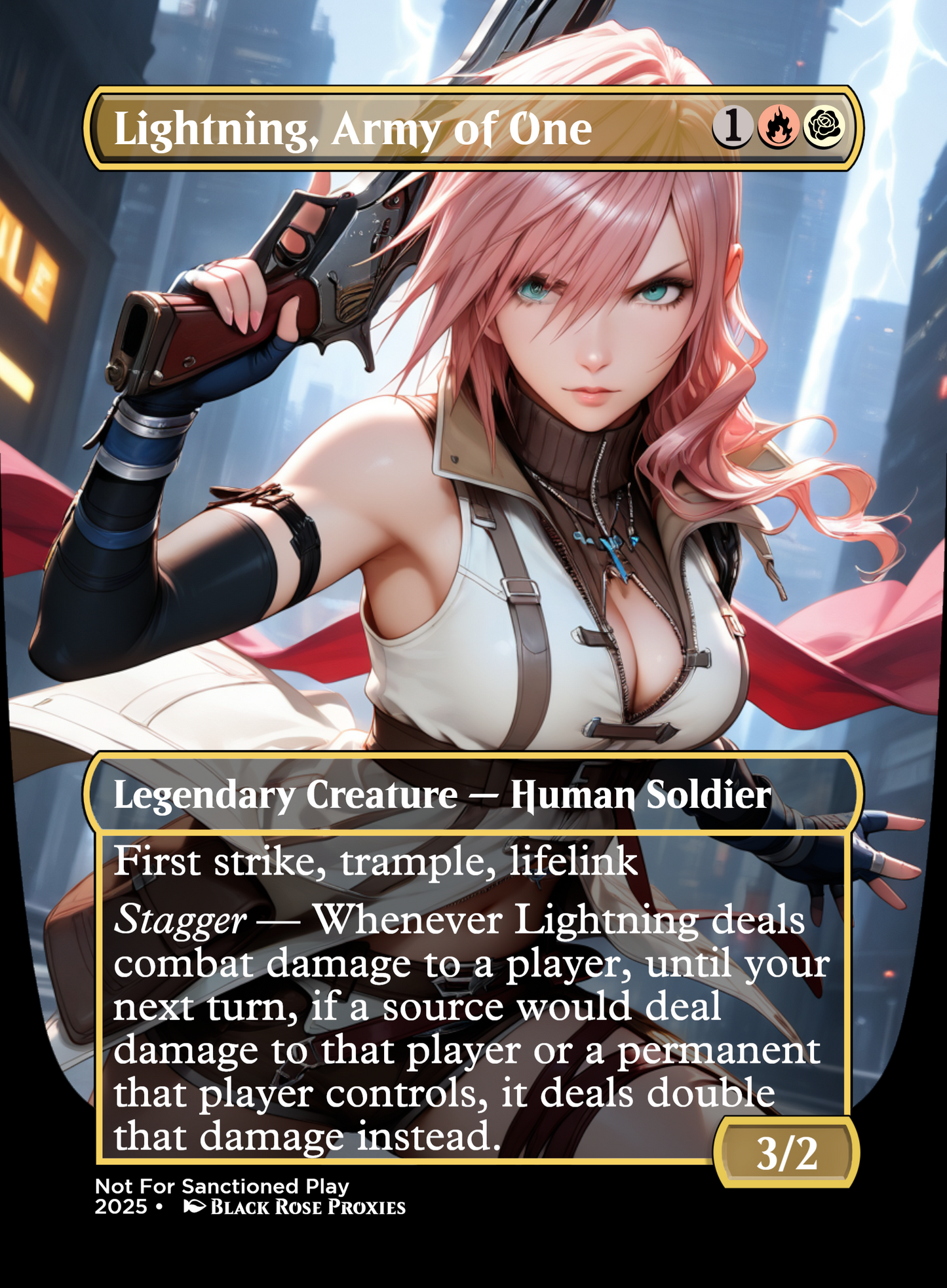 Lightning, Army of One - MTG Anime Proxy