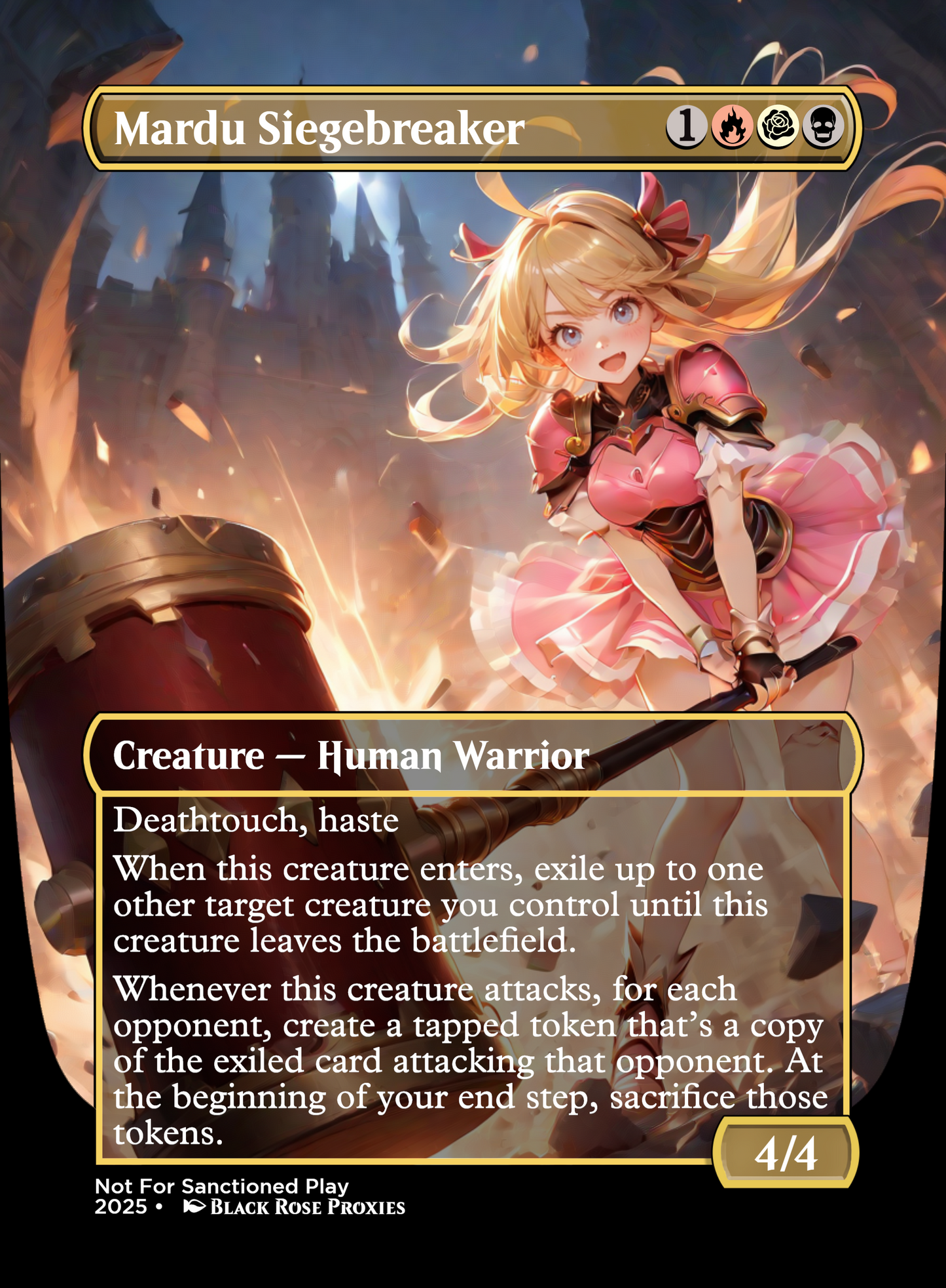 Mardu Siegebreaker - MTG Anime Proxy