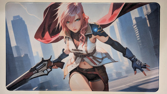 Lightning - Custom Anime Playmat - 610 x 350 mm (24 x 13.8 in)