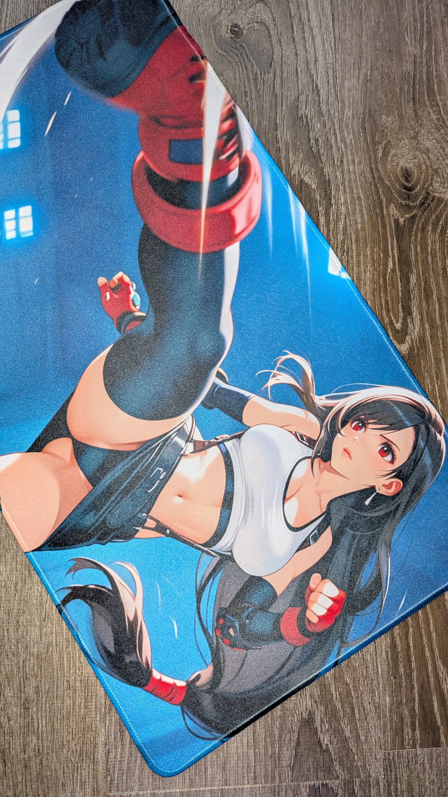 Tifa - Custom Anime Playmat - 610 x 350 mm (24 x 13.8 in)