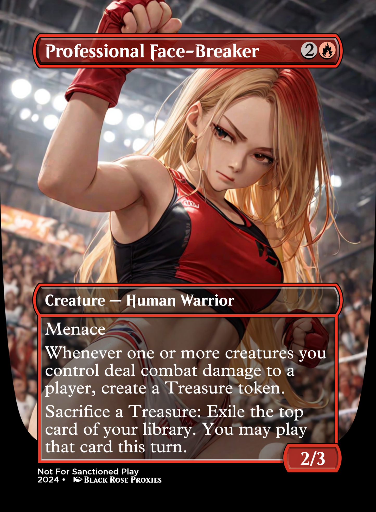 Professional Face-Breaker - MTG Anime Proxy