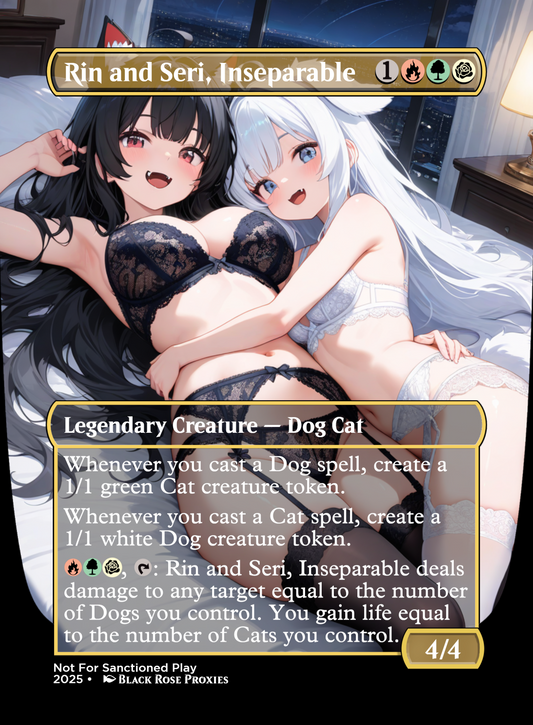 Rin and Seri, Inseparable - MTG Anime Proxy