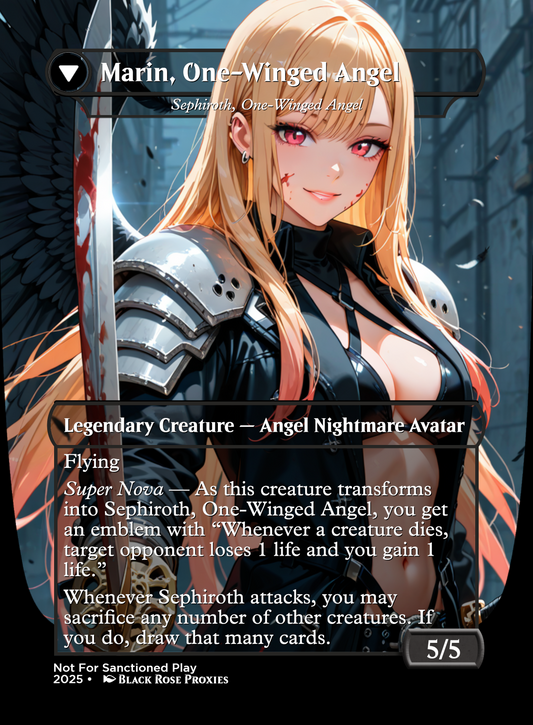 Kitagawa Marin, Sephiroth (Sephiroth, Fabled SOLDIER) - MTG Anime Proxy