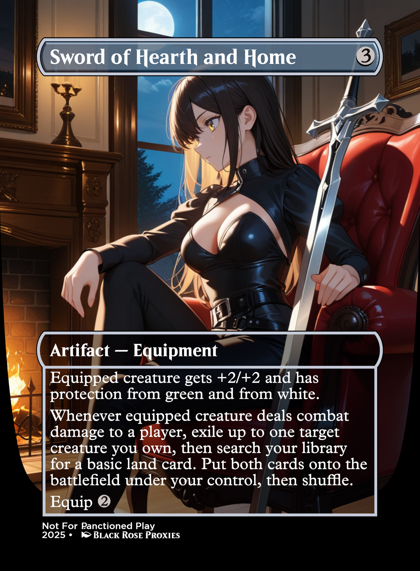 Sword of Hearth and Home - MTG Anime Proxy