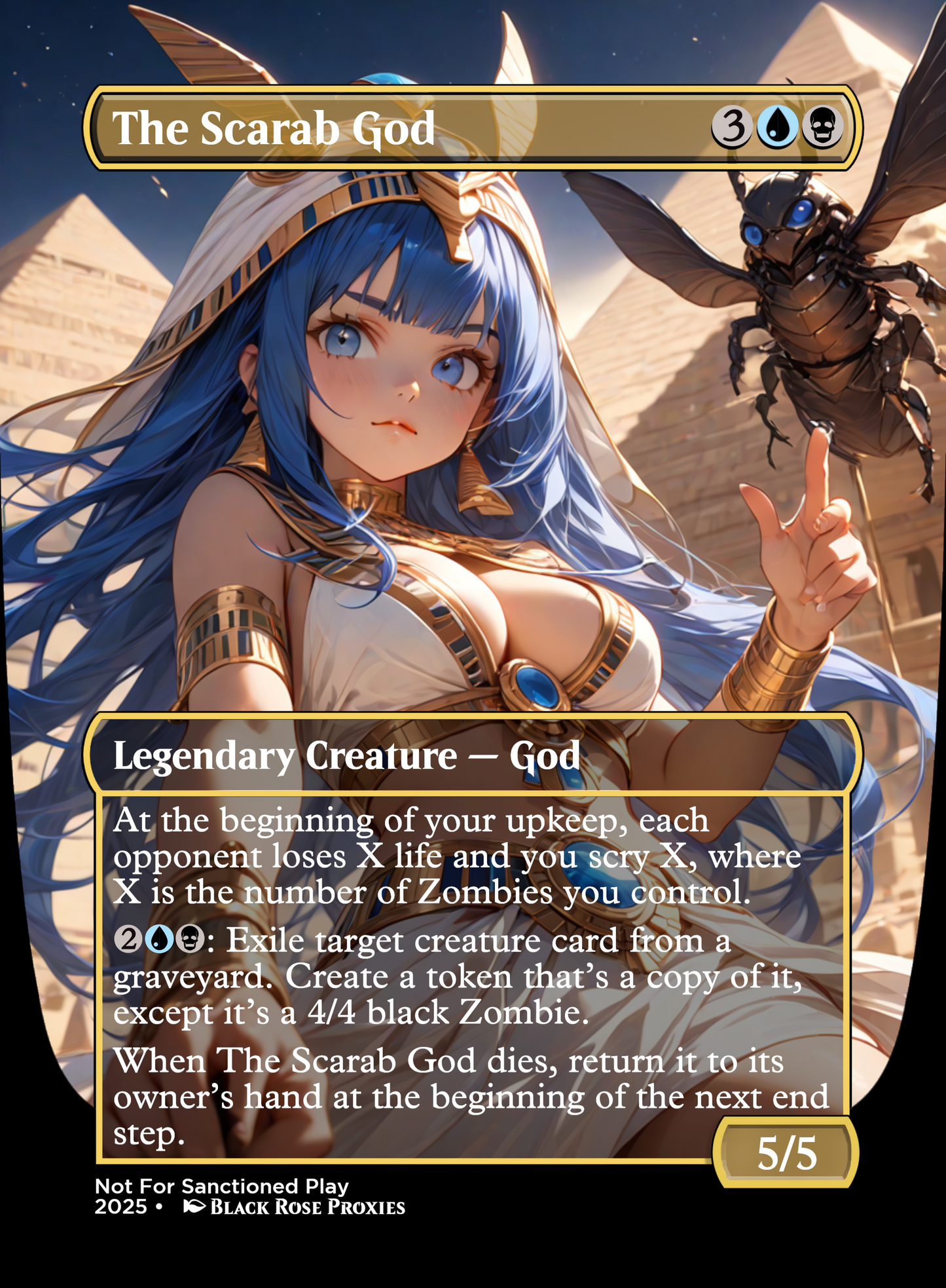 The Scarab God - MTG Anime Proxy