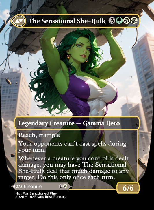 Jennifer Walters/The Sensational She-Hulk - MTG Anime Proxy