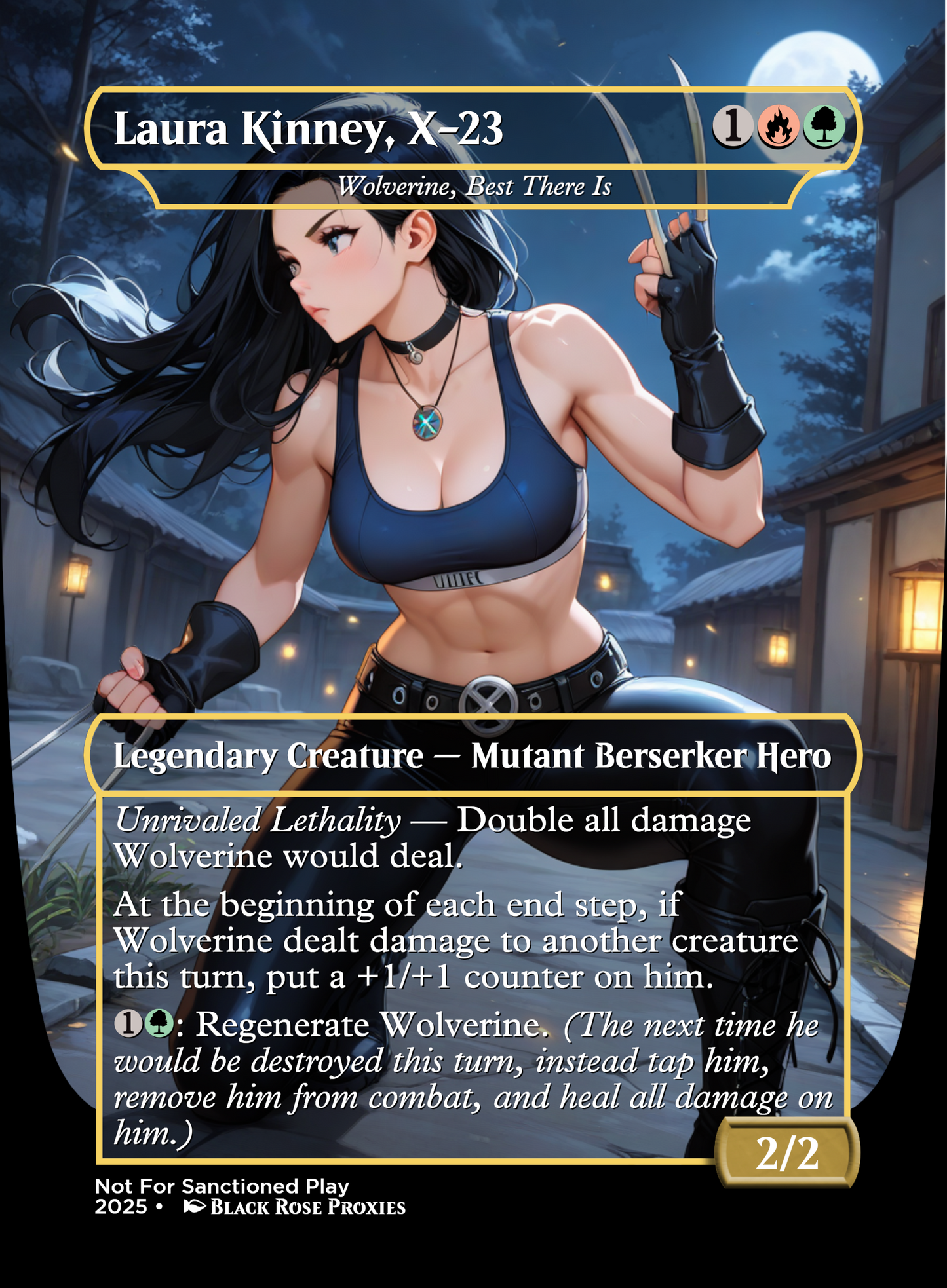 Laura Kinney, X-23 (Wolverine, Best There Is) - MTG Anime Proxy