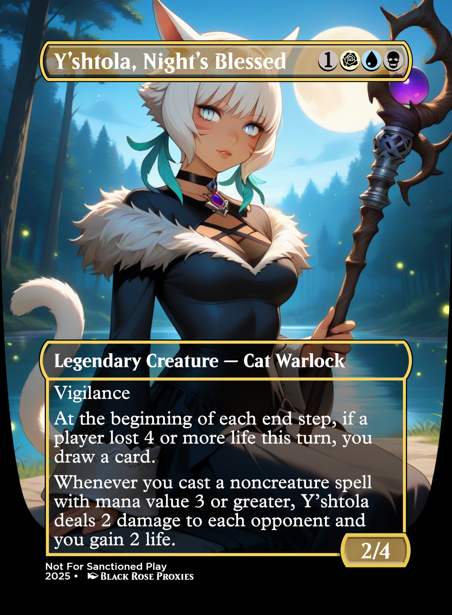 Y'shtola, Night's Blessed - MTG Anime Proxy