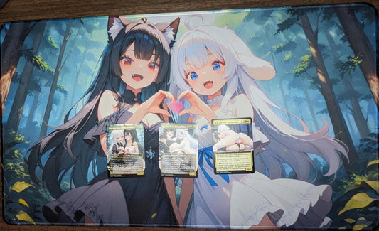 Inseparable - Custom Anime Playmat - 610 x 350 mm (24 x 13.8 in)