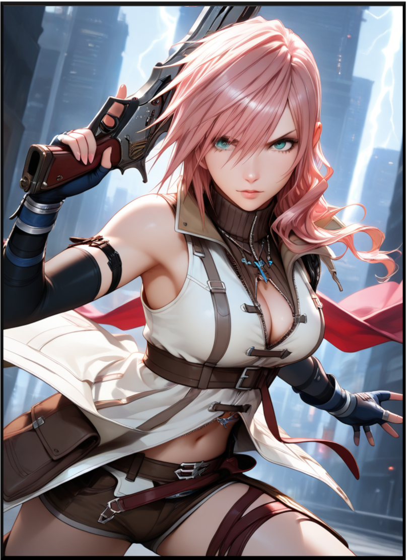 Lightning - Anime Style Sleeves - 65 pcs - Standard Size