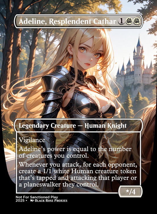 Adeline, Resplendent Cathar - MTG Anime Proxy
