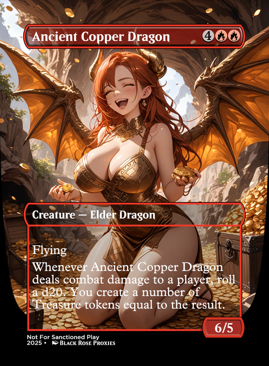 Ancient Copper Dragon - MTG Anime Proxy