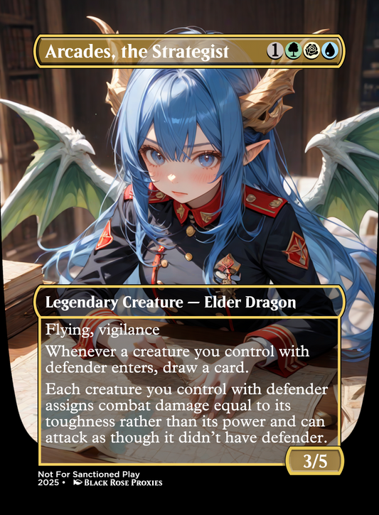 Arcades, the Strategist - MTG Anime Proxy