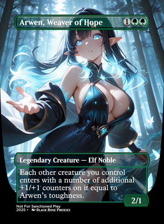 Arwen, Weaver of Hope - MTG Anime Proxy