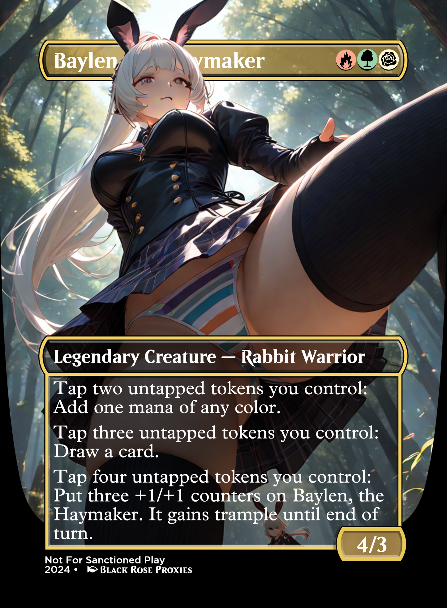 Baylen, The Haymaker - MTG Anime Proxy