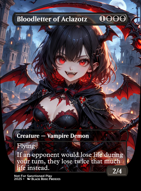 Bloodletter of Aclazotz - MTG Anime Proxy
