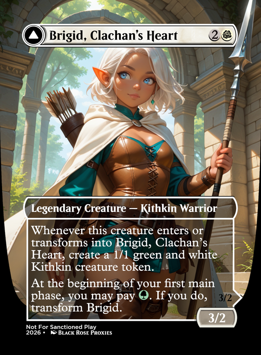Brigid, Clachan's Heart/Brigid, Doun's Mind - MTG Anime Proxy