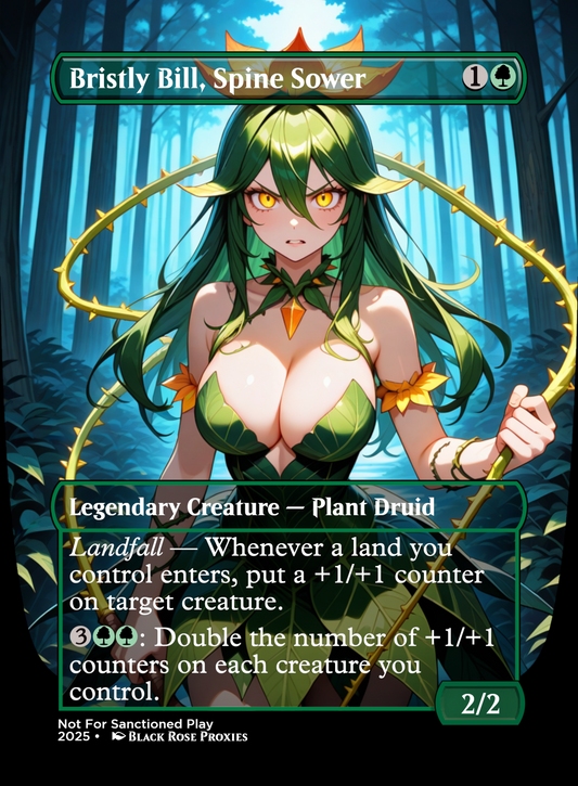 Bristly Bill, Spine Sower - MTG Anime Proxy