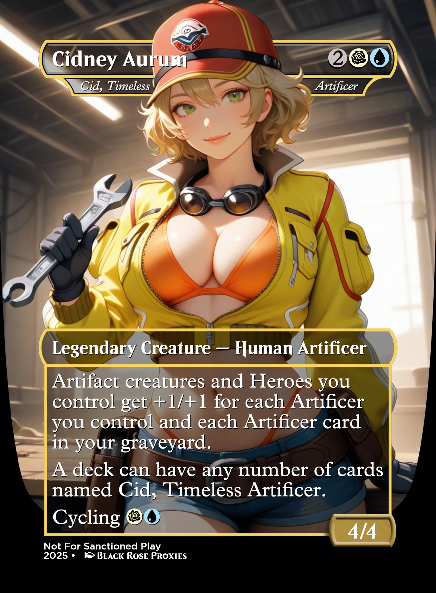 Cidney Aurum (Cid, Timeless Artificer) - MTG Anime Proxy