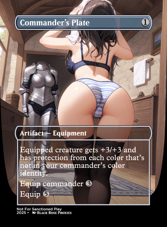 Commander's Plate - MTG Anime Proxy