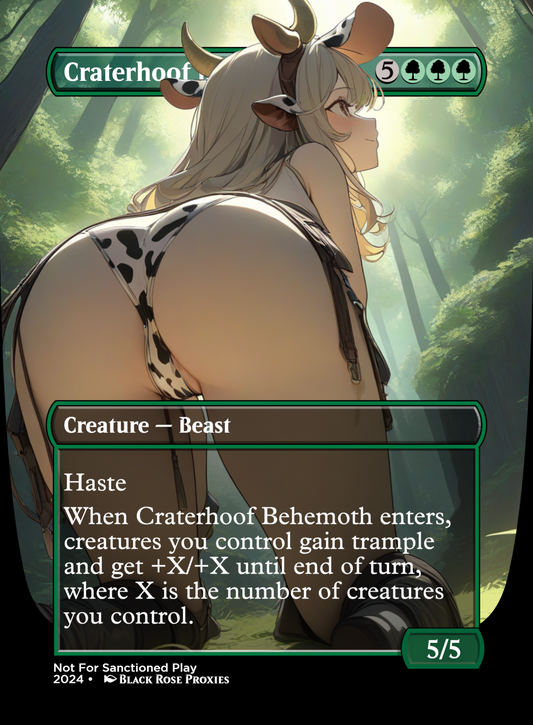 Craterhoof Behemoth - MTG Anime Proxy