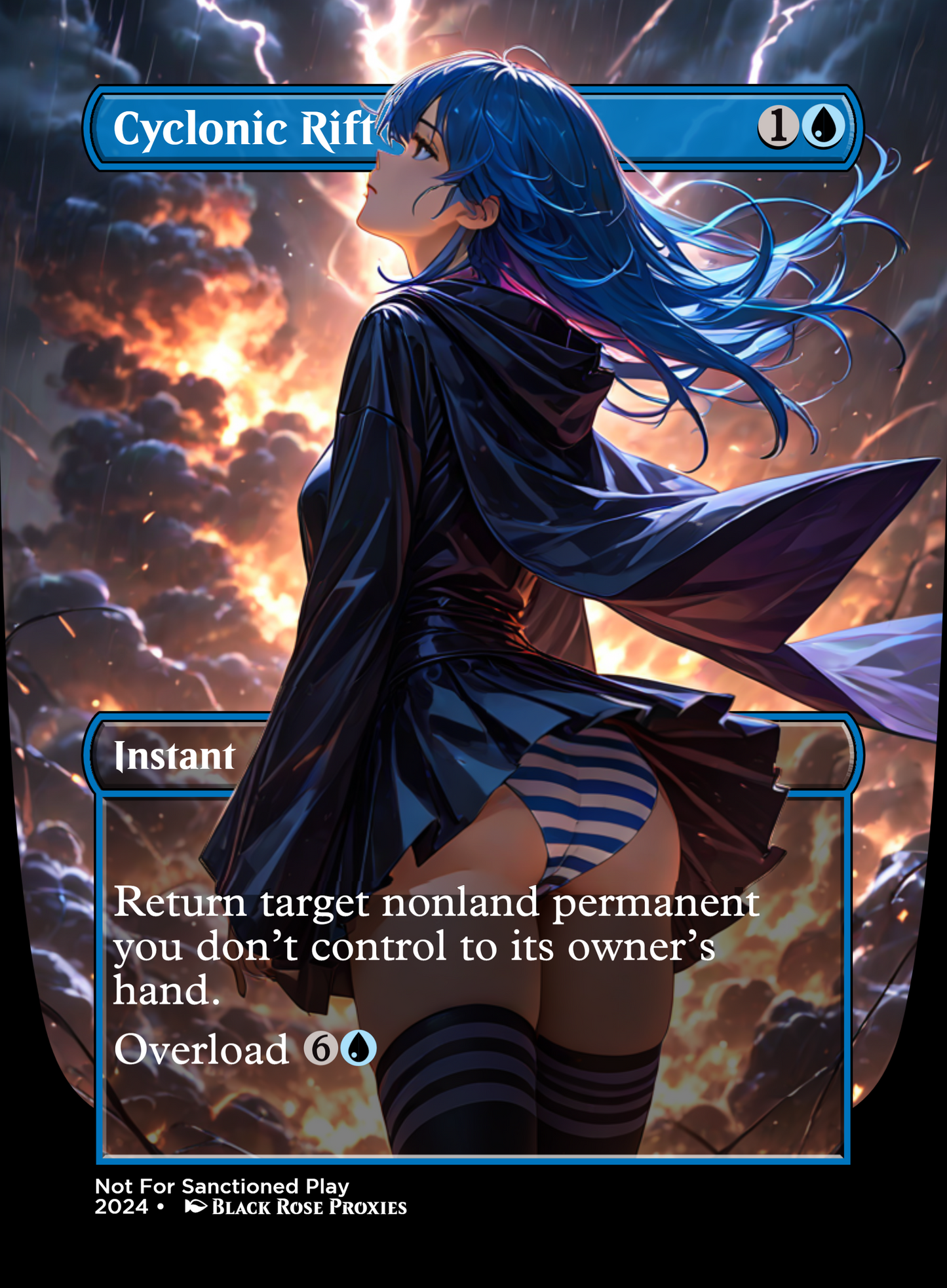 Cyclonic Rift - MTG Anime Proxy