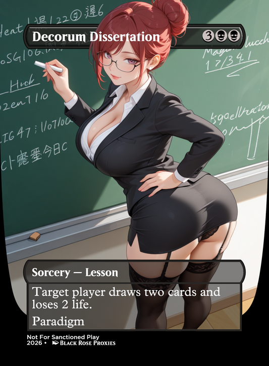 Decorum Dissertation - MTG Anime Proxy
