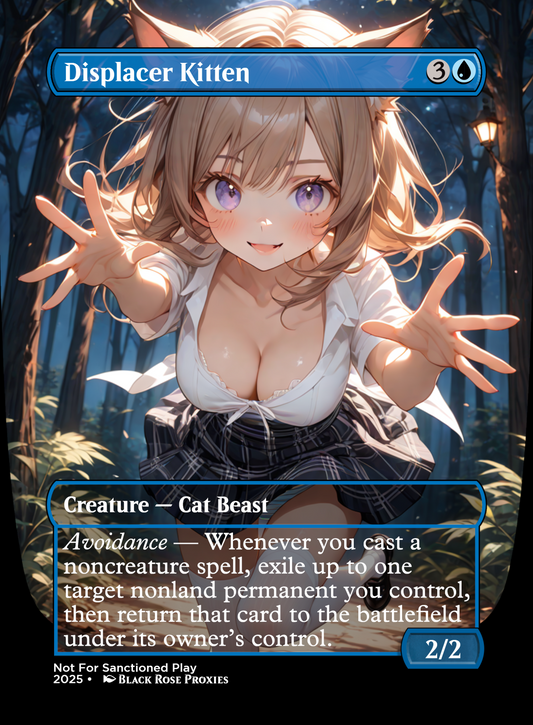 Displacer Kitten - MTG Anime Proxy