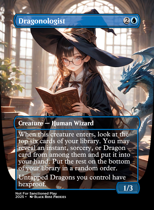 Dragonologist - MTG Anime Proxy