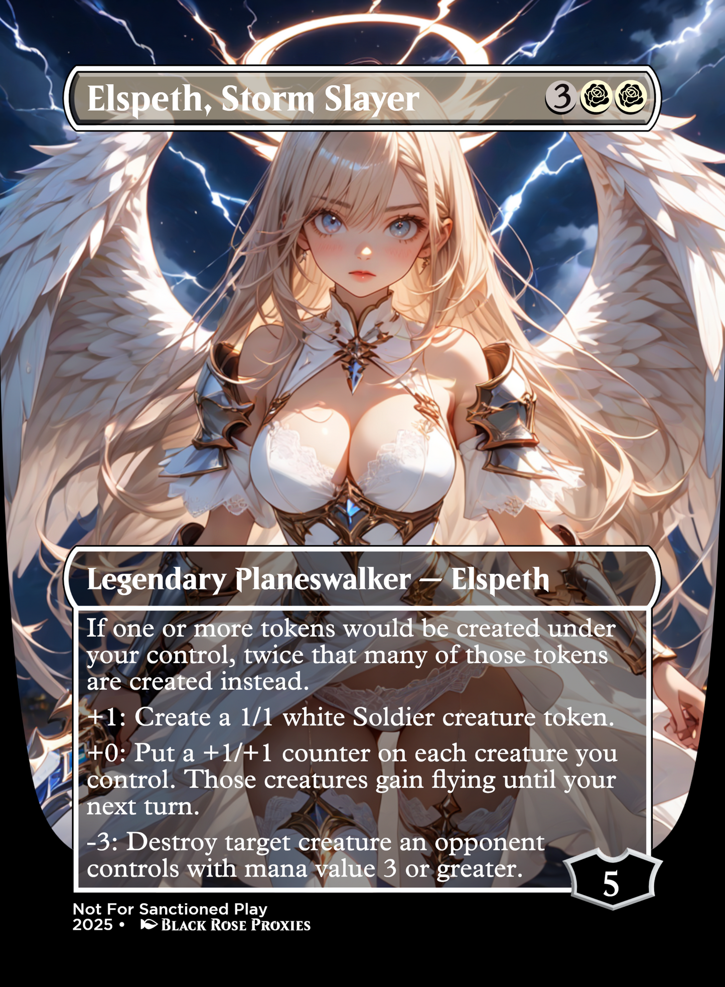 Elspeth, Storm Slayer - MTG Anime Proxy