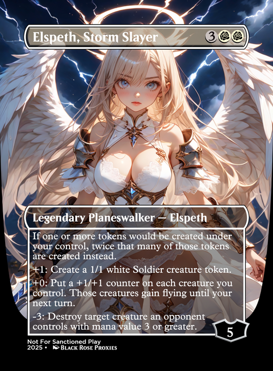 Elspeth, Storm Slayer - MTG Anime Proxy