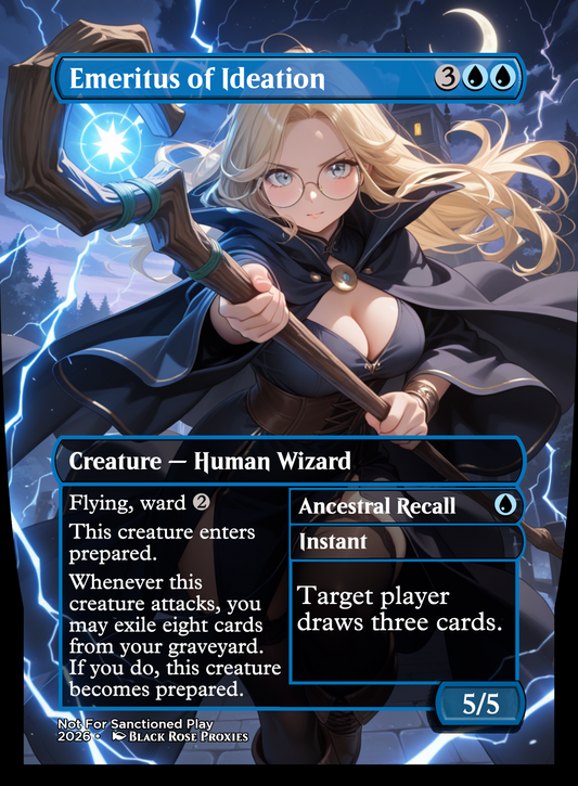 Emeritus of Ideation - MTG Anime Proxy