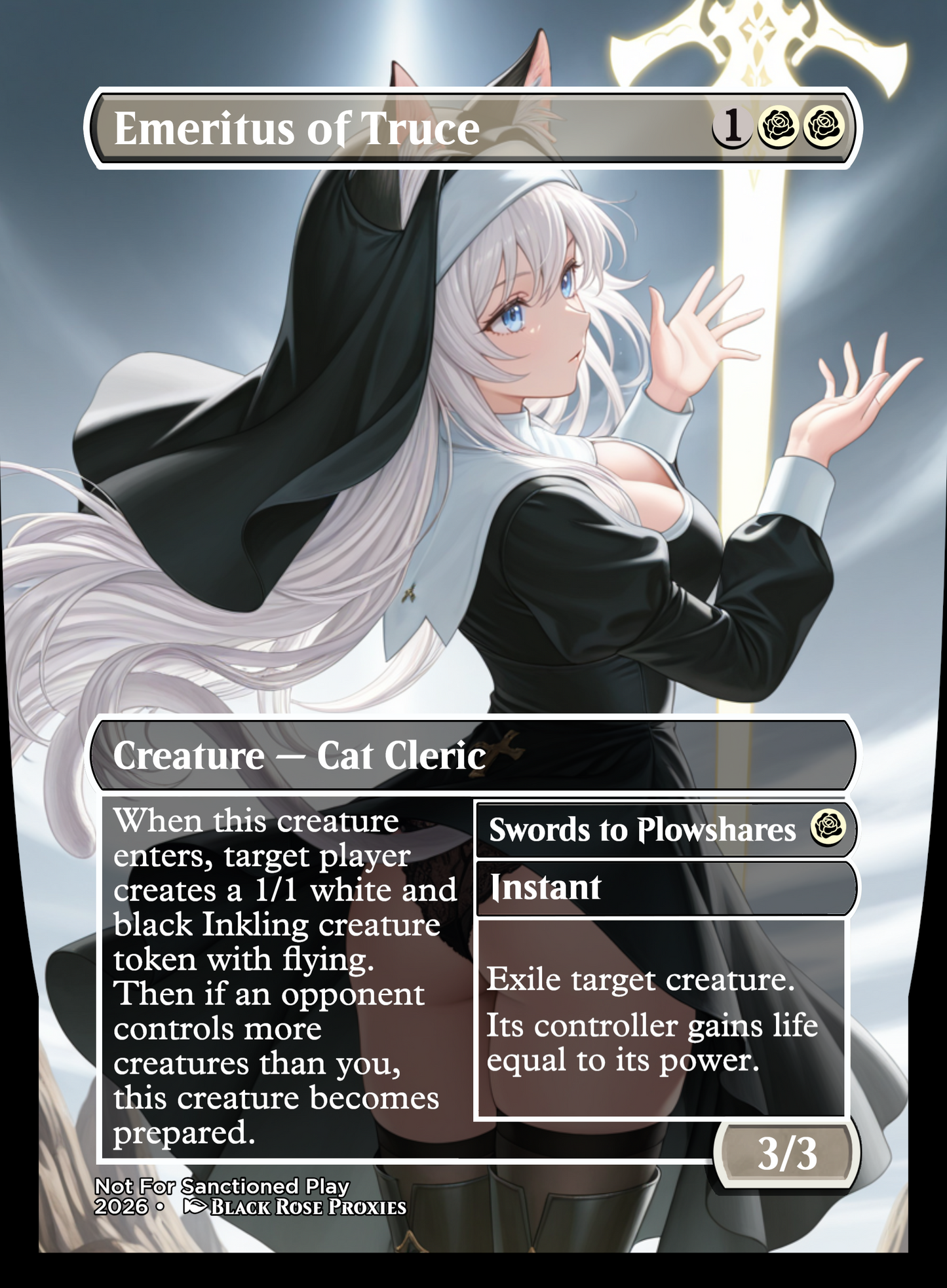 Emeritus of Truce - MTG Anime Proxy