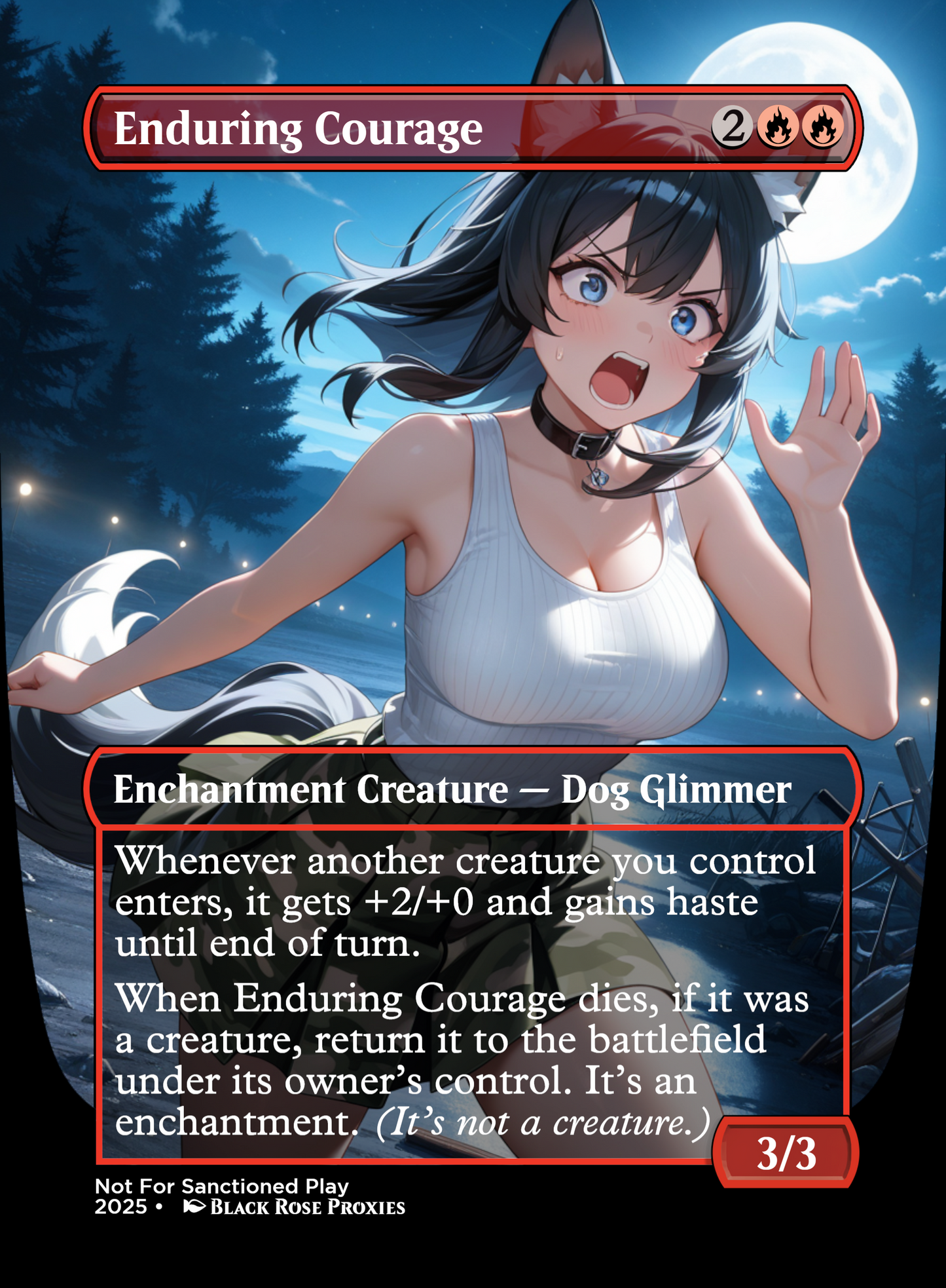 Enduring Courage - MTG Anime Proxy