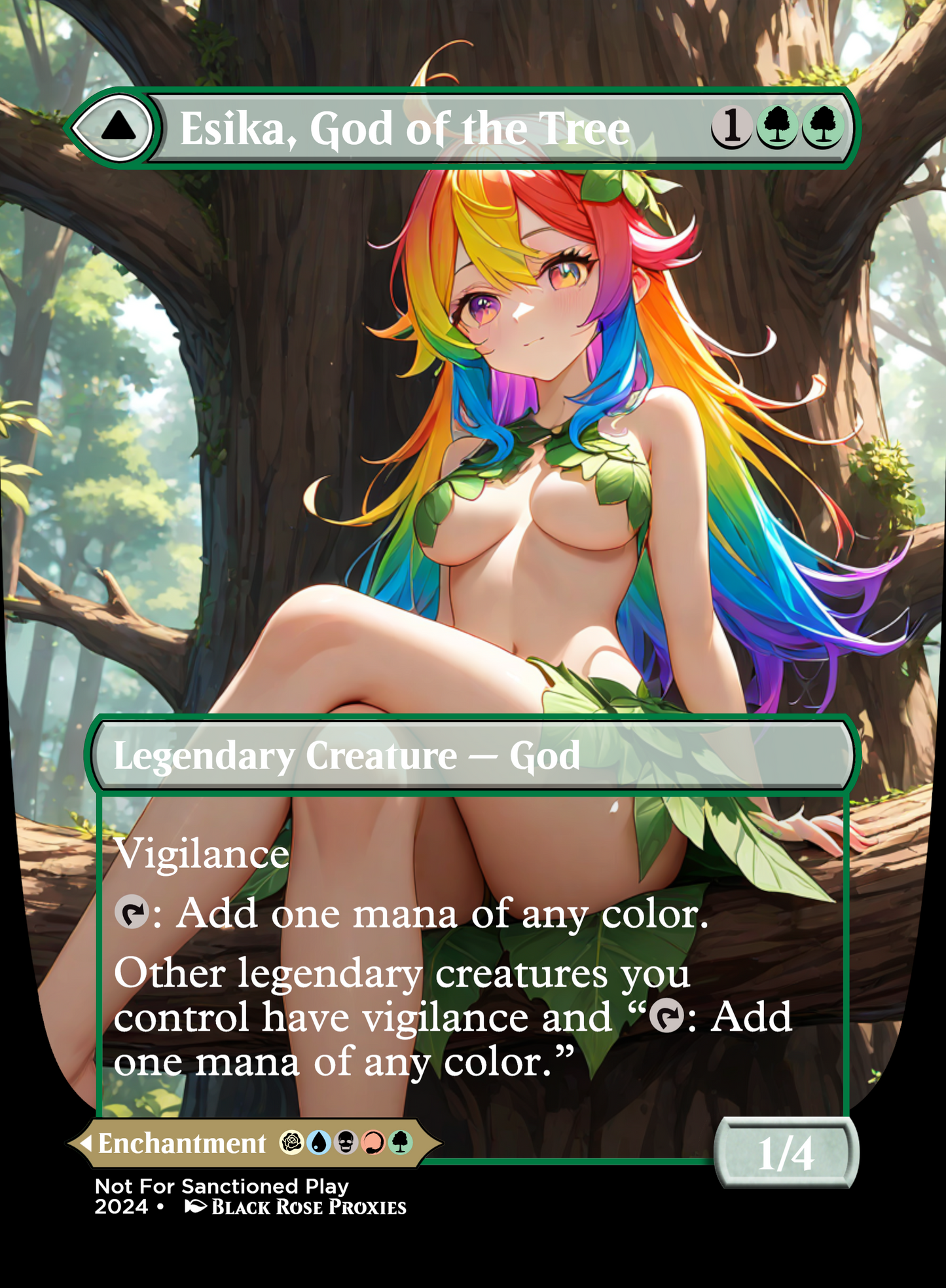 Esika, God of the Tree/The Prismatic Bridge - MTG Anime Proxy