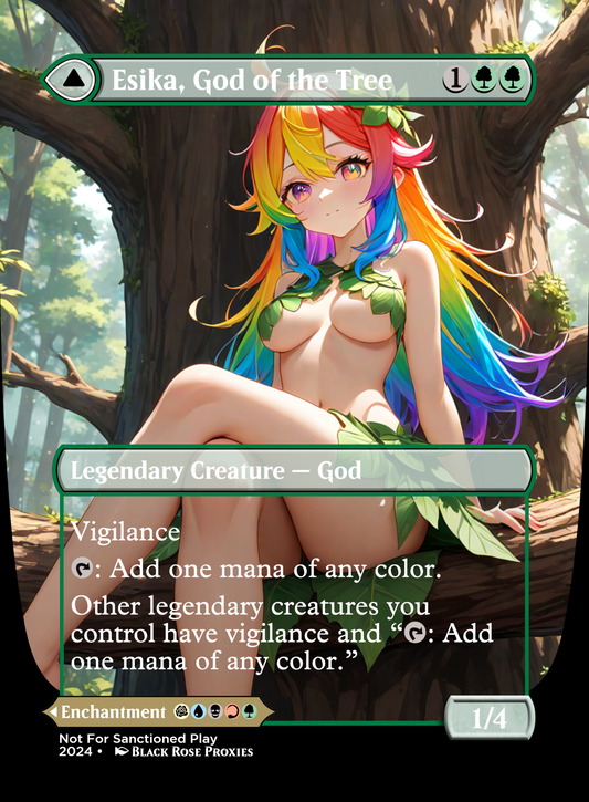 Esika, God of the Tree/The Prismatic Bridge - MTG Anime Proxy