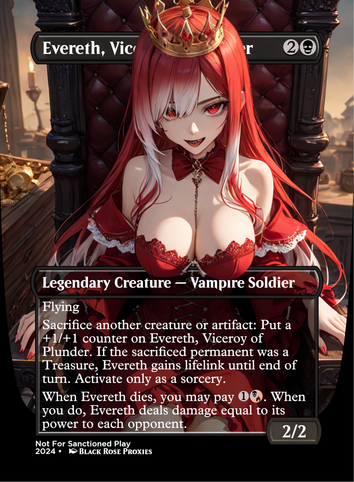Evereth, Viceroy of Plunder -  MTG Anime Proxy