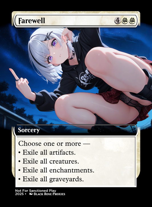Farewell - Various Styles - MTG Anime Proxy