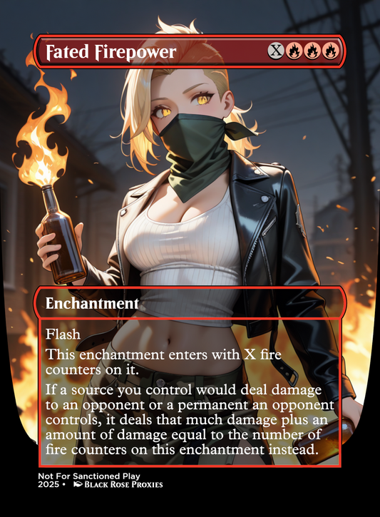 Fated Firepower - MTG Anime Proxy