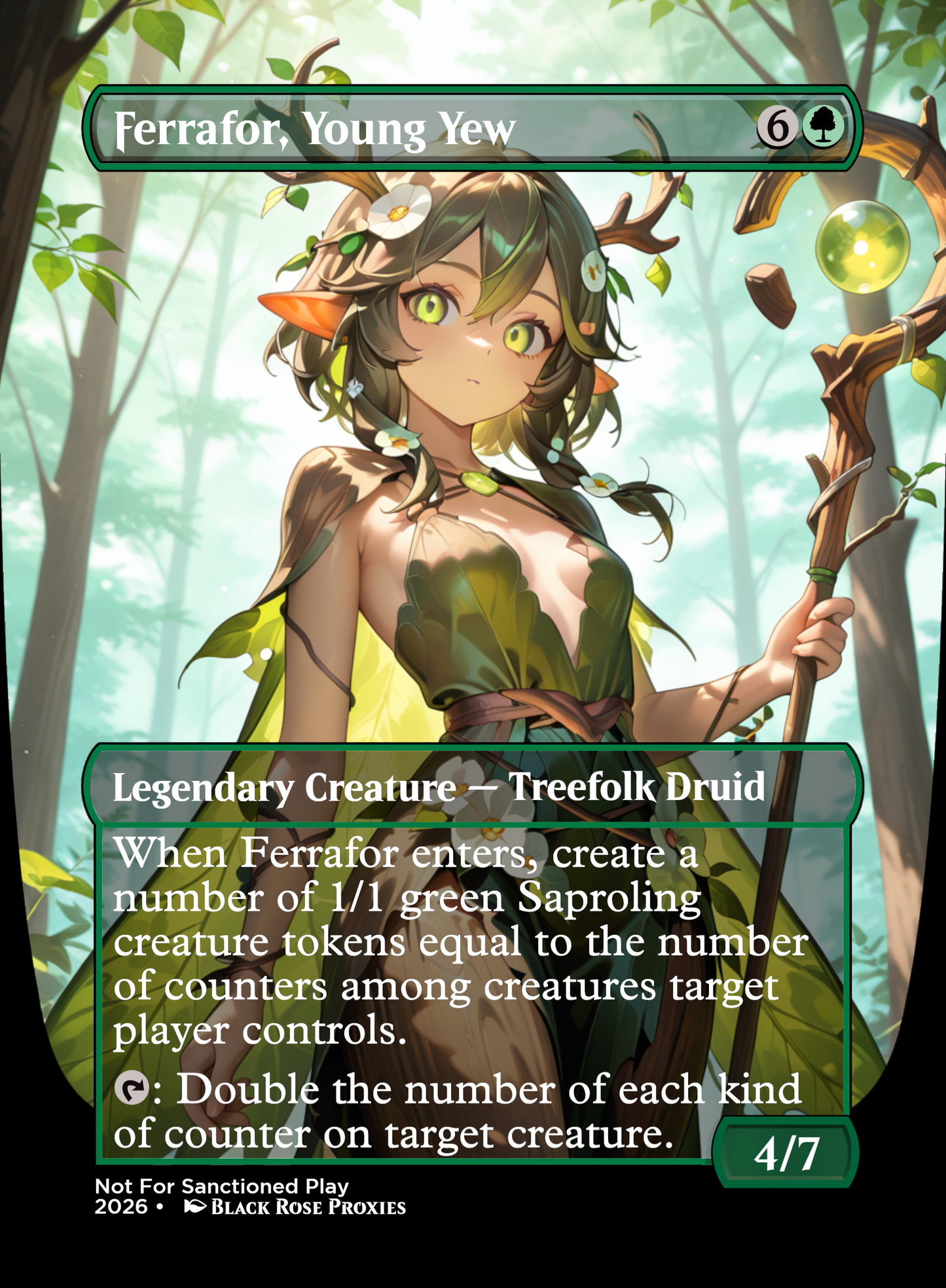 Ferrafor, Young Yew - MTG Anime Proxy