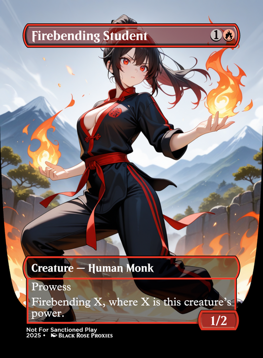 Firebending Student - MTG Anime Proxy